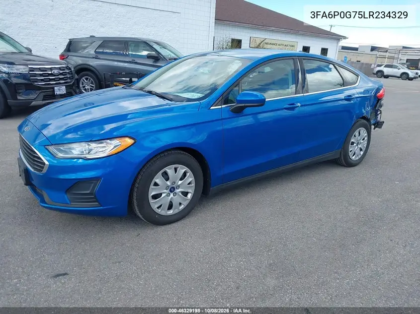 2020 FORD FUSION VIN 3FA6P0G75LR234329 — фото 2