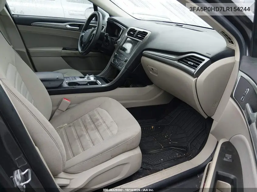 2020 FORD FUSION VIN 3FA6P0HD7LR154244 — фото 5