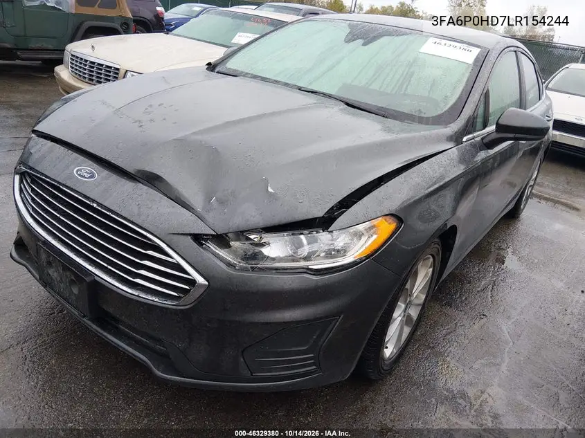 2020 FORD FUSION VIN 3FA6P0HD7LR154244 — фото 6
