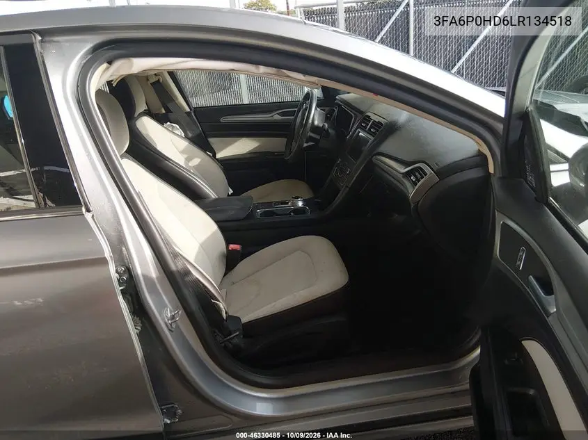 2020 FORD FUSION VIN 3FA6P0HD6LR134518 — фото 5