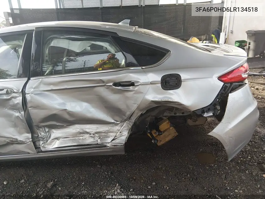 2020 FORD FUSION VIN 3FA6P0HD6LR134518 — фото 6