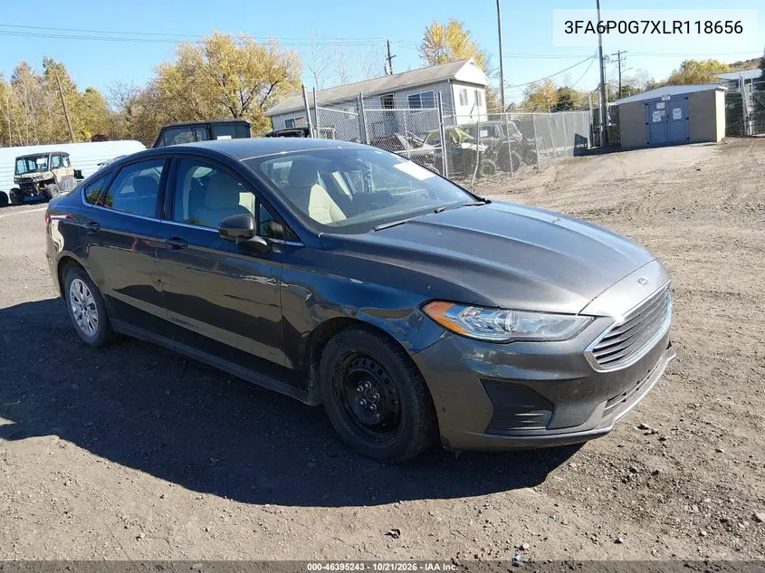 FORD FUSION 2020, VIN 3FA6P0G7XLR118656
