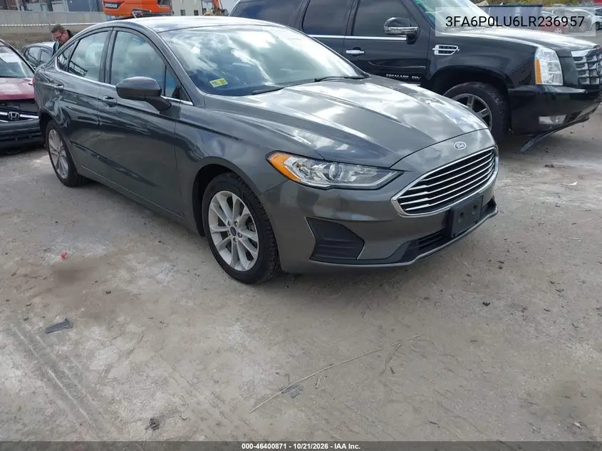 FORD FUSION 2020, VIN 3FA6P0LU6LR236957