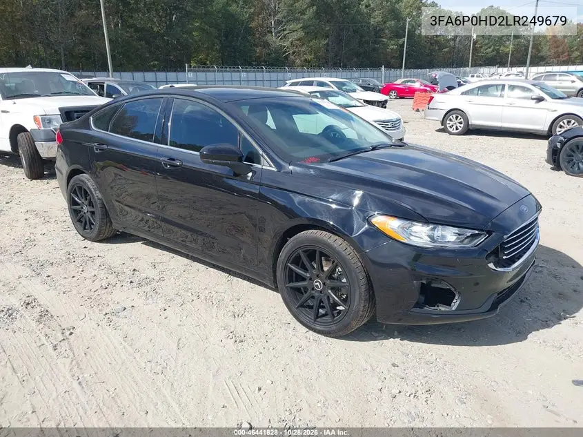 FORD FUSION 2020, VIN 3FA6P0HD2LR249679