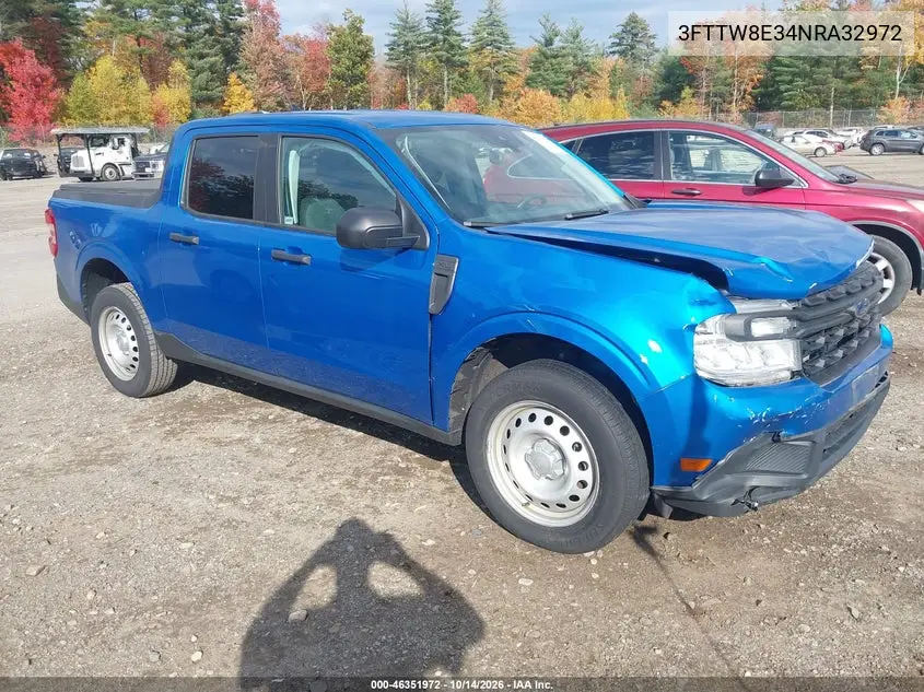 FORD MAVERICK 2022, VIN 3FTTW8E34NRA32972
