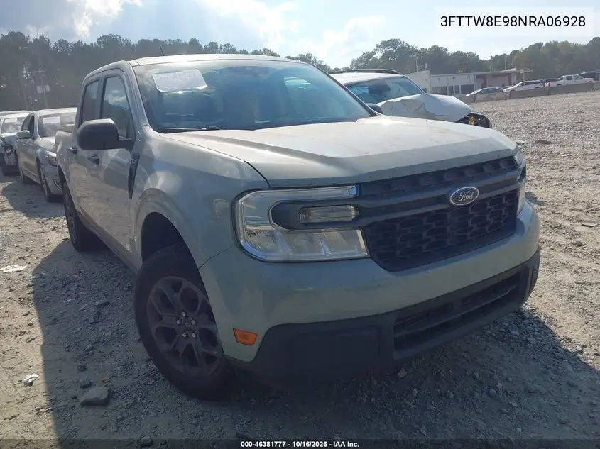 FORD MAVERICK 2022, VIN 3FTTW8E98NRA06928