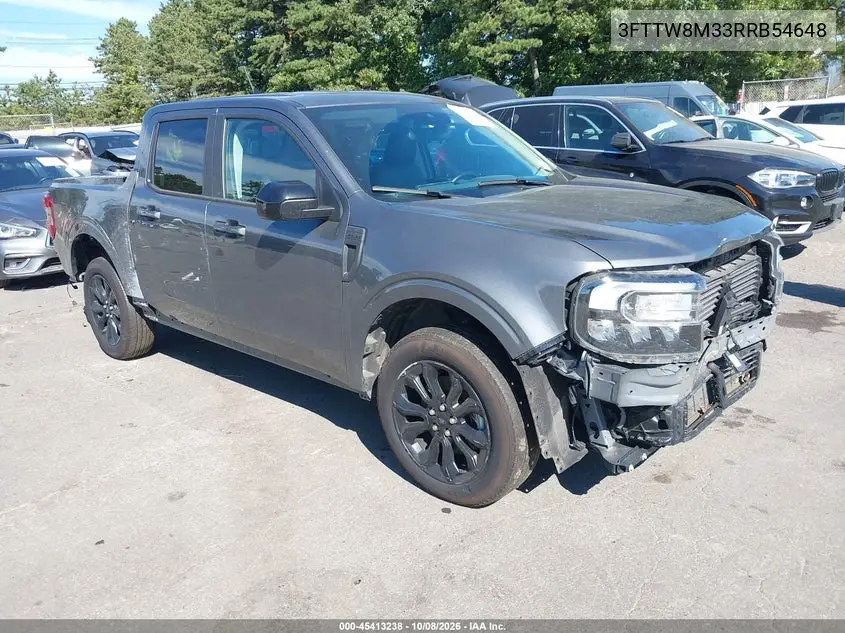 FORD MAVERICK 2024, VIN 3FTTW8M33RRB54648