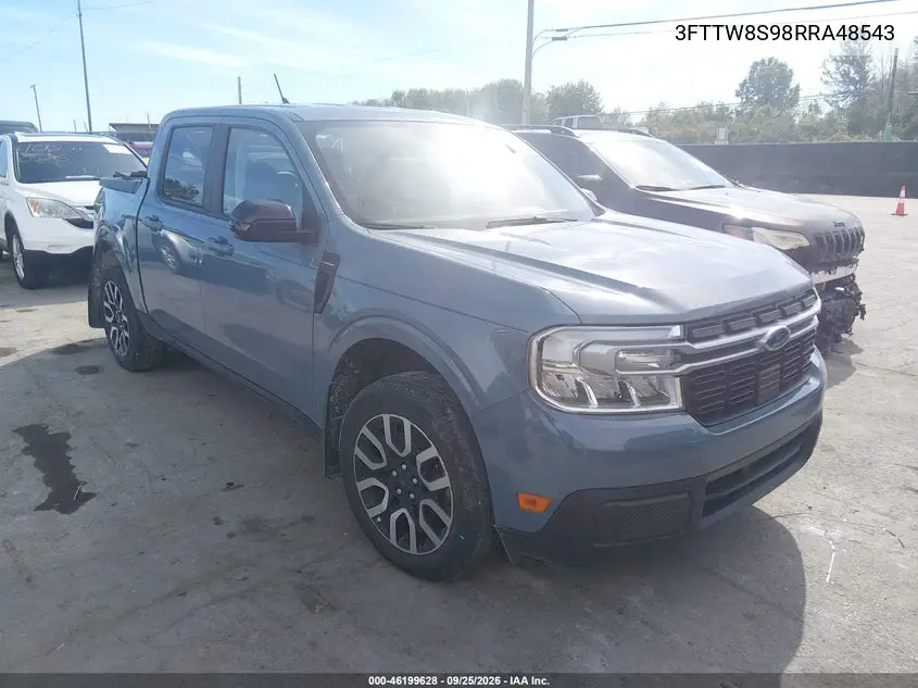 FORD MAVERICK 2024, VIN 3FTTW8S98RRA48543