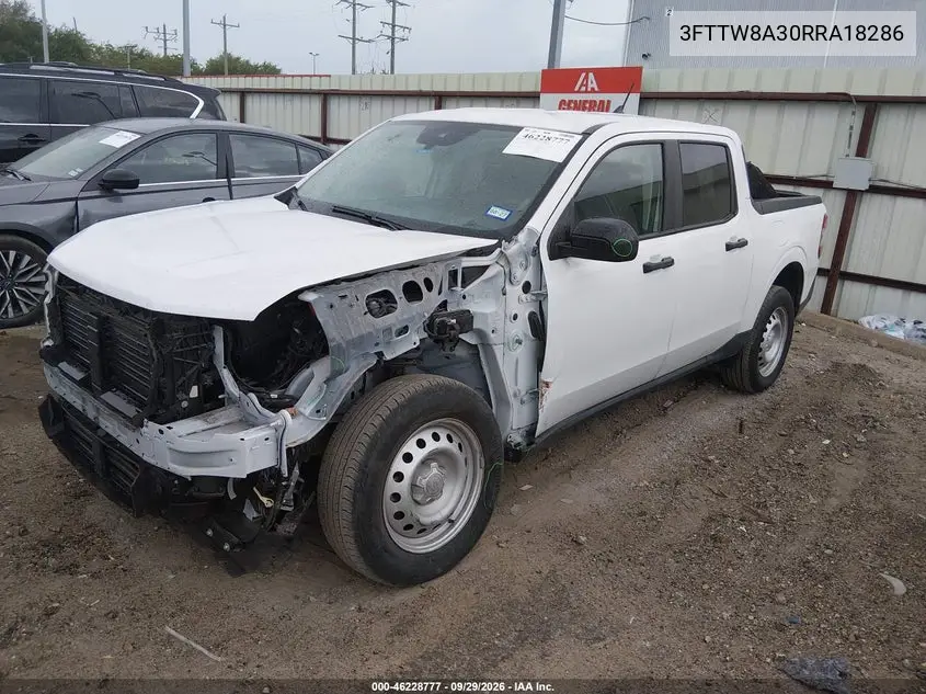 2024 FORD MAVERICK VIN 3FTTW8A30RRA18286 — фото 2