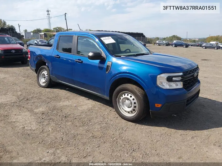FORD MAVERICK 2024, VIN 3FTTW8A37RRA01551