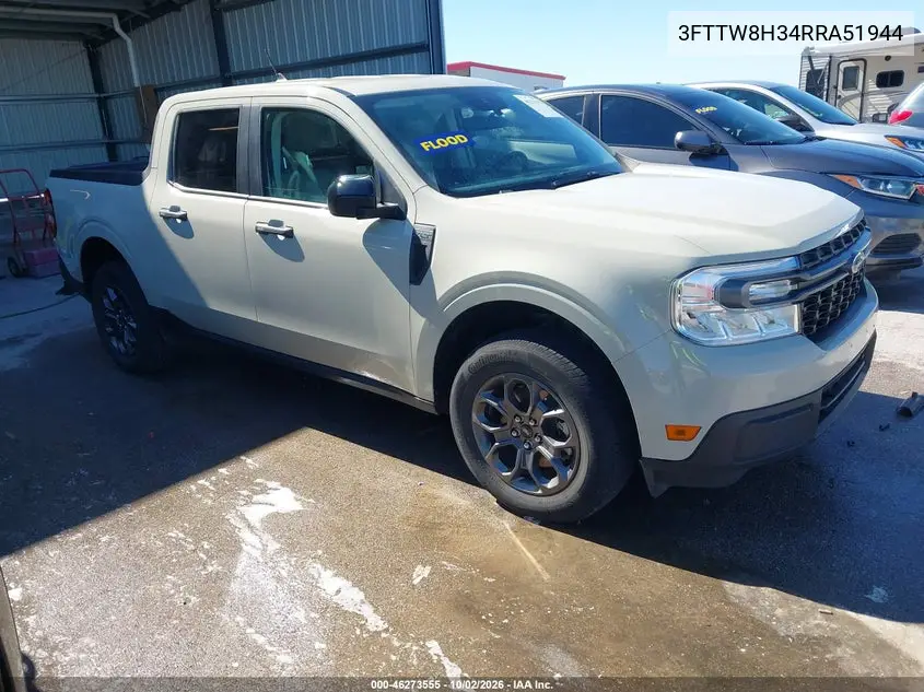 FORD MAVERICK 2024, VIN 3FTTW8H34RRA51944