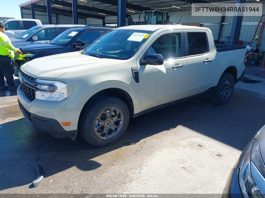 2024 FORD MAVERICK VIN 3FTTW8H34RRA51944 — фото 2
