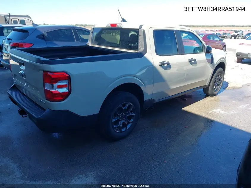 2024 FORD MAVERICK VIN 3FTTW8H34RRA51944 — фото 4