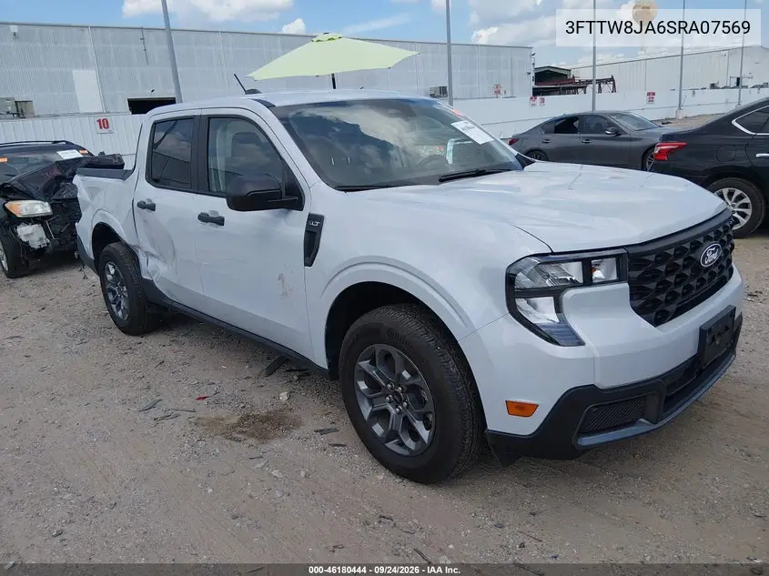 FORD MAVERICK 2025, VIN 3FTTW8JA6SRA07569
