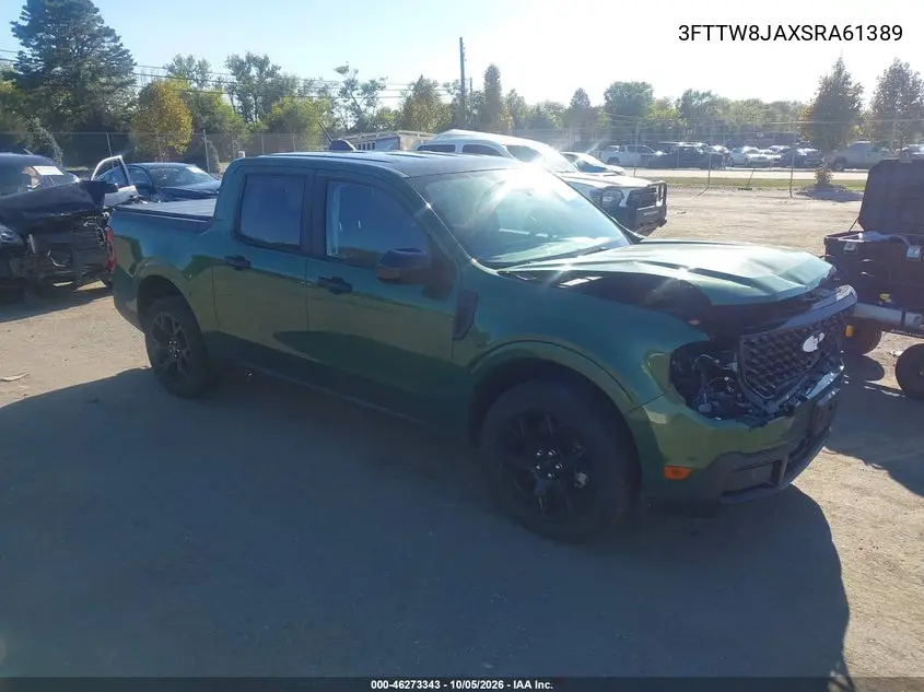 FORD MAVERICK 2025, VIN 3FTTW8JAXSRA61389