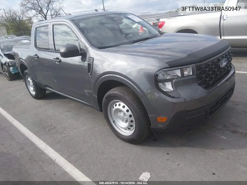 FORD MAVERICK 2026, VIN 3FTTW8A33TRA50947