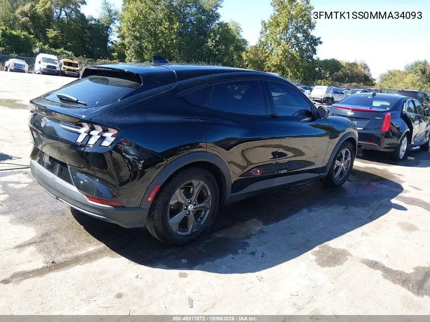 2021 FORD MUSTANG MACH-E VIN 3FMTK1SS0MMA34093 — фото 4