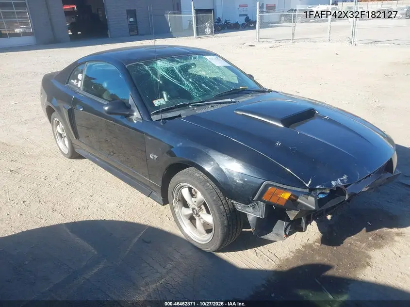 FORD MUSTANG 2002, VIN 1FAFP42X32F182127