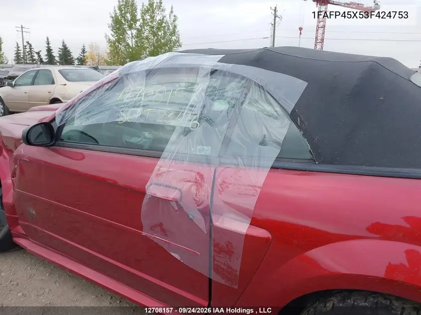 2003 FORD MUSTANG VIN 1FAFP45X53F424753 — фото 22