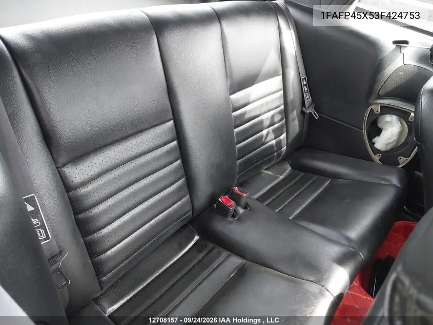 2003 FORD MUSTANG VIN 1FAFP45X53F424753 — фото 8