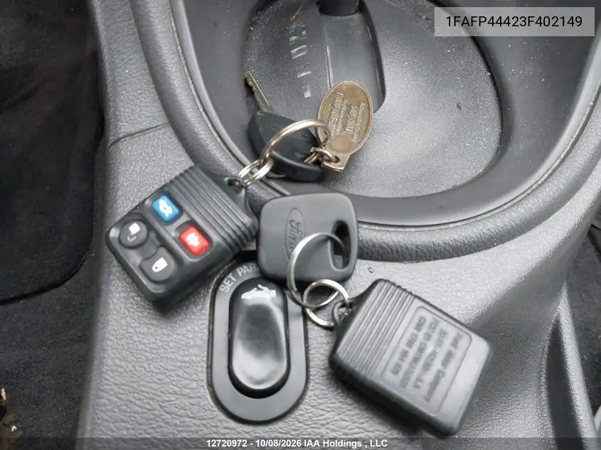 2003 FORD MUSTANG VIN 1FAFP44423F402149 — фото 11