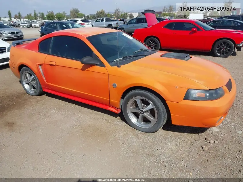 FORD MUSTANG 2004, VIN 1FAFP42R54F209574