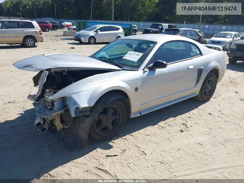 2004 FORD MUSTANG VIN 1FAFP40494F125474 — фото 2