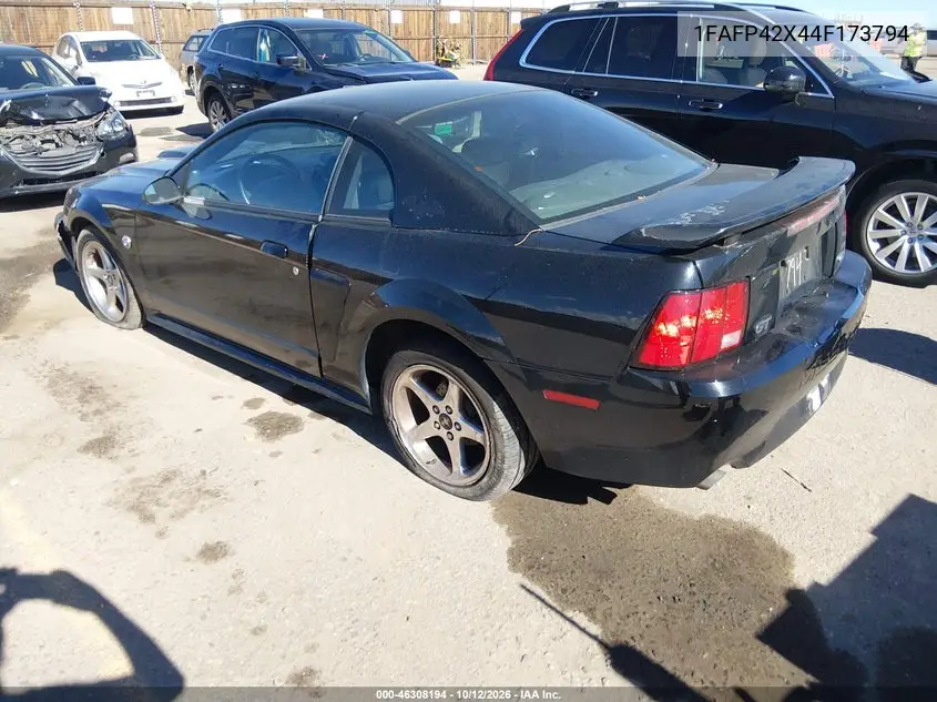 2004 FORD MUSTANG VIN 1FAFP42X44F173794 — фото 3