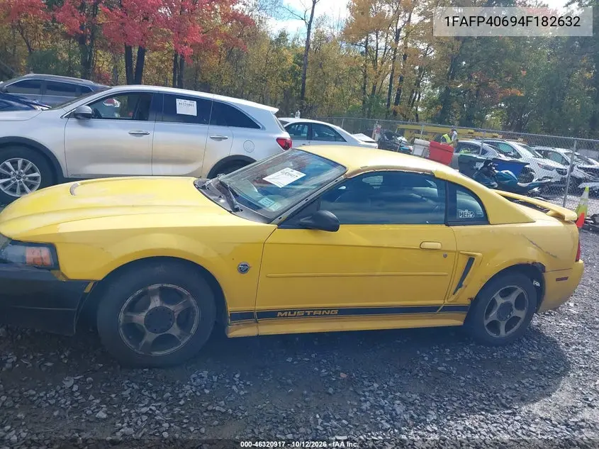 2004 FORD MUSTANG VIN 1FAFP40694F182632 — фото 14
