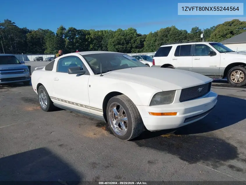 FORD MUSTANG 2005, VIN 1ZVFT80NX55244564