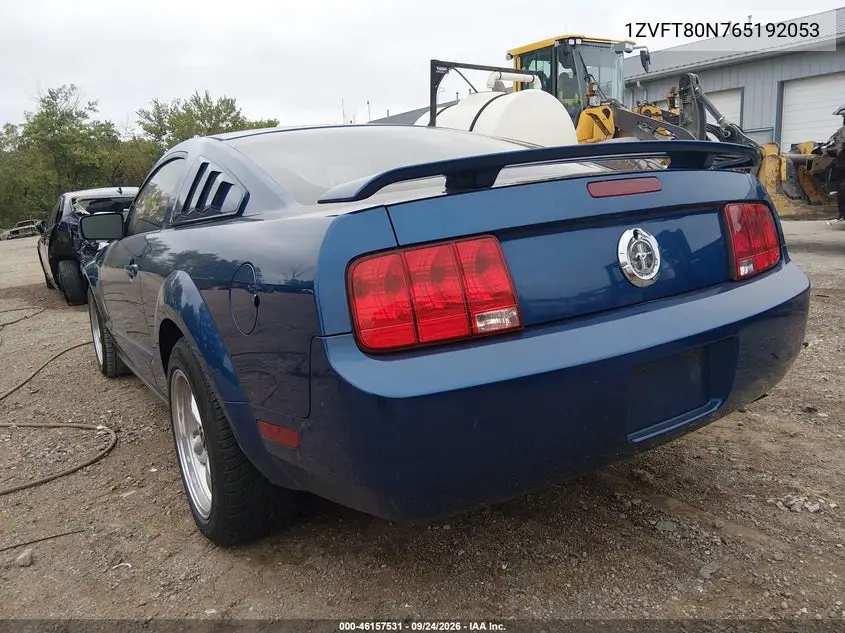 2006 FORD MUSTANG VIN 1ZVFT80N765192053 — фото 3