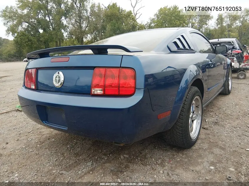 2006 FORD MUSTANG VIN 1ZVFT80N765192053 — фото 4