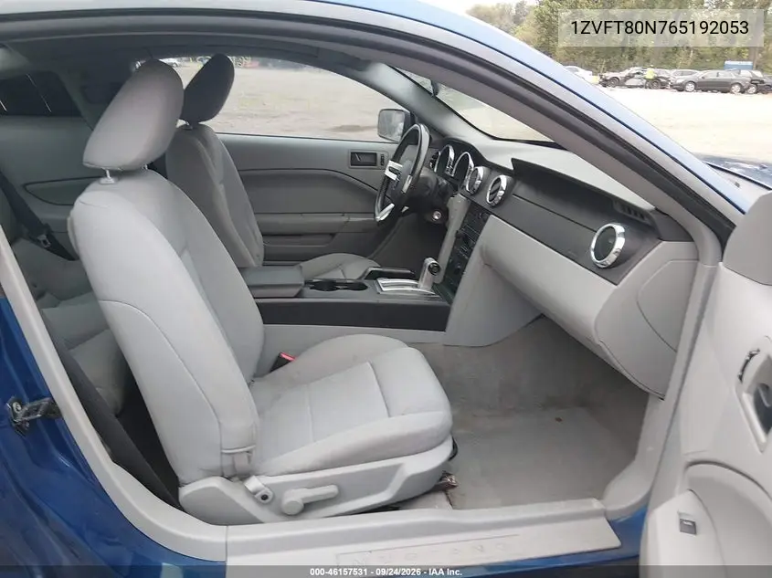 2006 FORD MUSTANG VIN 1ZVFT80N765192053 — фото 5