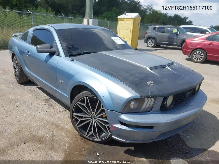 FORD MUSTANG 2006, VIN 1ZVFT82H165117100