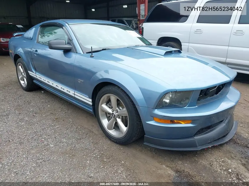 FORD MUSTANG 2006, VIN 1ZVHT82H565234042