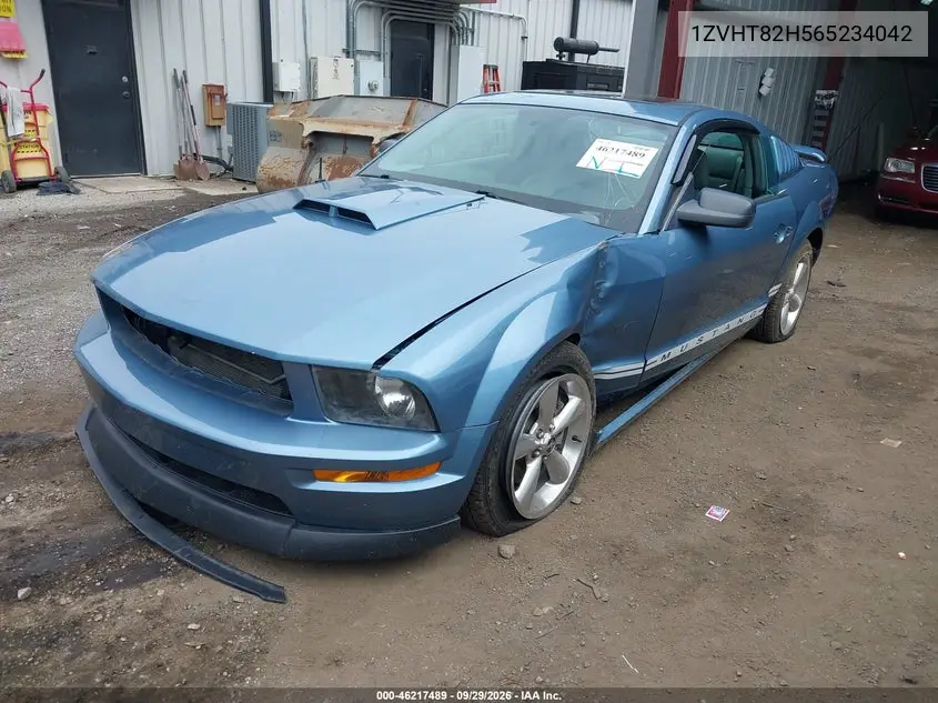 2006 FORD MUSTANG VIN 1ZVHT82H565234042 — фото 2