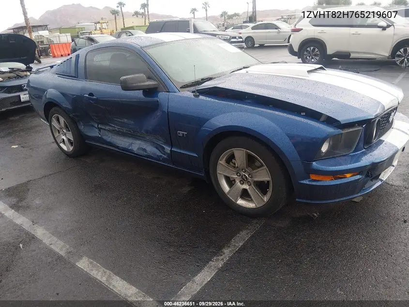 FORD MUSTANG 2006, VIN 1ZVHT82H765219607
