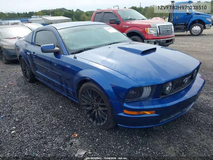 FORD MUSTANG 2007, VIN 1ZVFT82H975238510