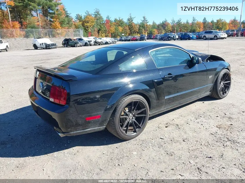 2007 FORD MUSTANG VIN 1ZVHT82H775239406 — фото 4