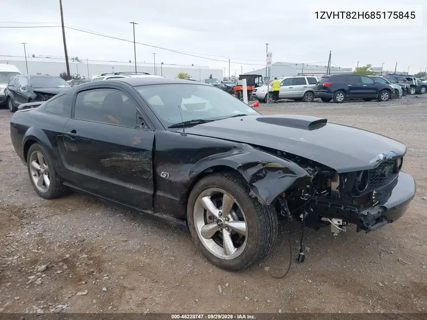 FORD MUSTANG 2008, VIN 1ZVHT82H685175845