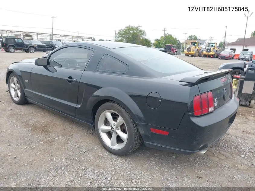 2008 FORD MUSTANG VIN 1ZVHT82H685175845 — фото 3