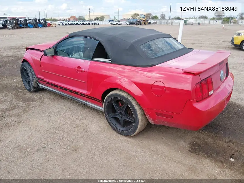 2008 FORD MUSTANG VIN 1ZVHT84NX85188049 — фото 3