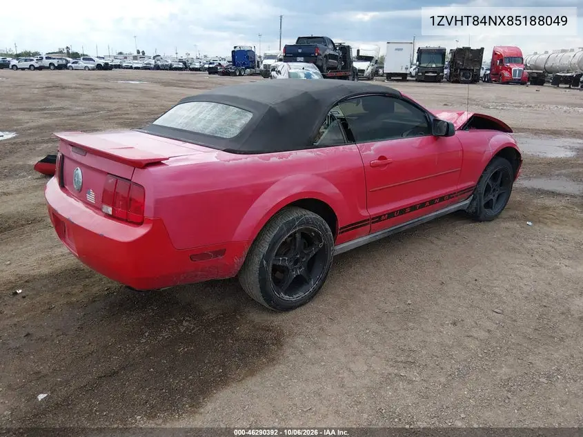 2008 FORD MUSTANG VIN 1ZVHT84NX85188049 — фото 4