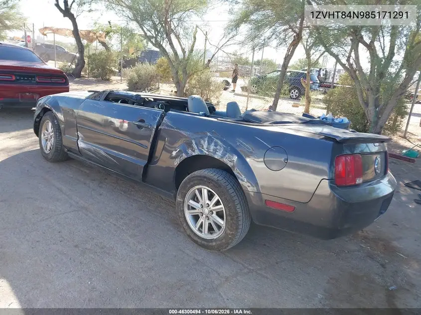 2008 FORD MUSTANG VIN 1ZVHT84N985171291 — фото 3