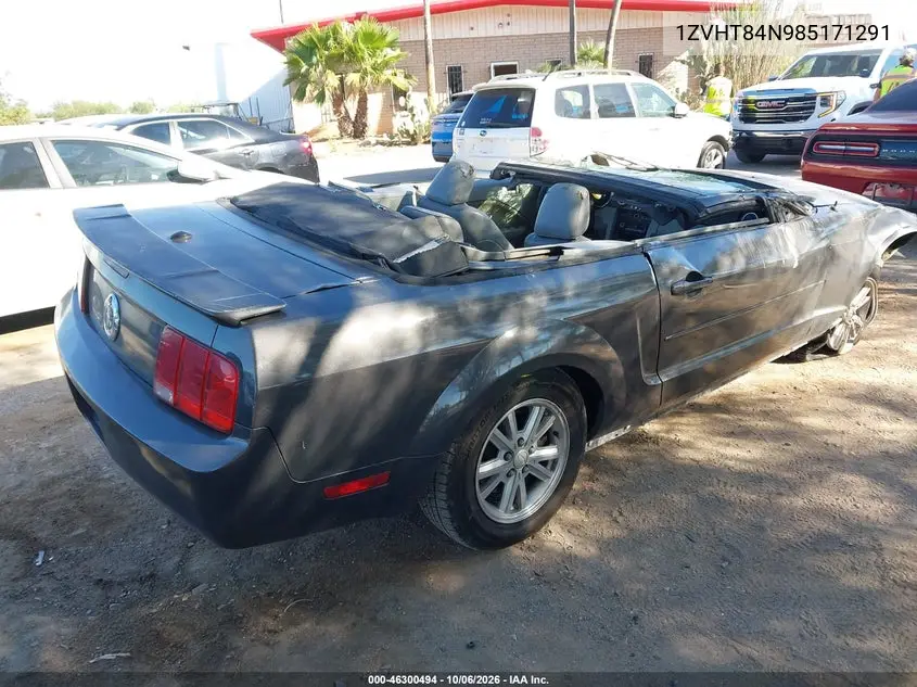 2008 FORD MUSTANG VIN 1ZVHT84N985171291 — фото 4