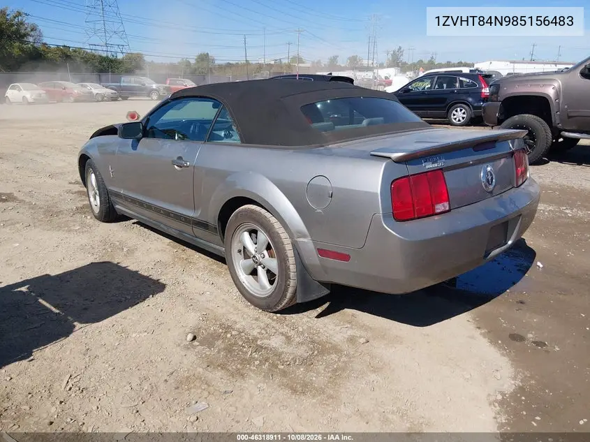 2008 FORD MUSTANG VIN 1ZVHT84N985156483 — фото 3