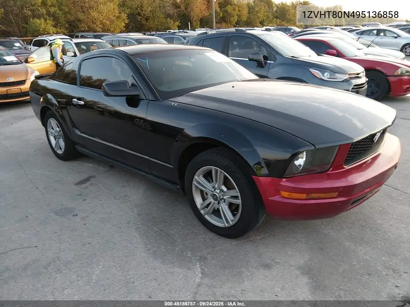 FORD MUSTANG 2009, VIN 1ZVHT80N495136858