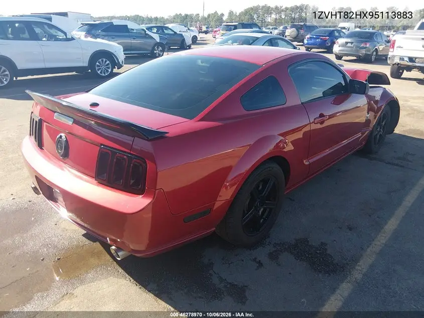 2009 FORD MUSTANG VIN 1ZVHT82HX95113883 — фото 4