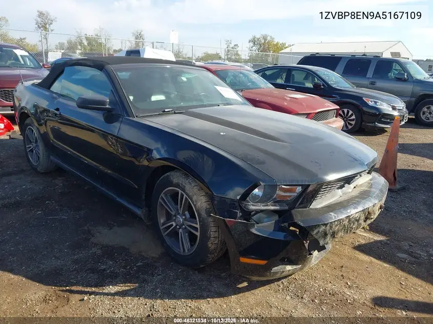 FORD MUSTANG 2010, VIN 1ZVBP8EN9A5167109