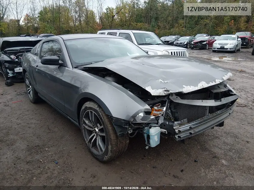 FORD MUSTANG 2010, VIN 1ZVBP8AN1A5170740